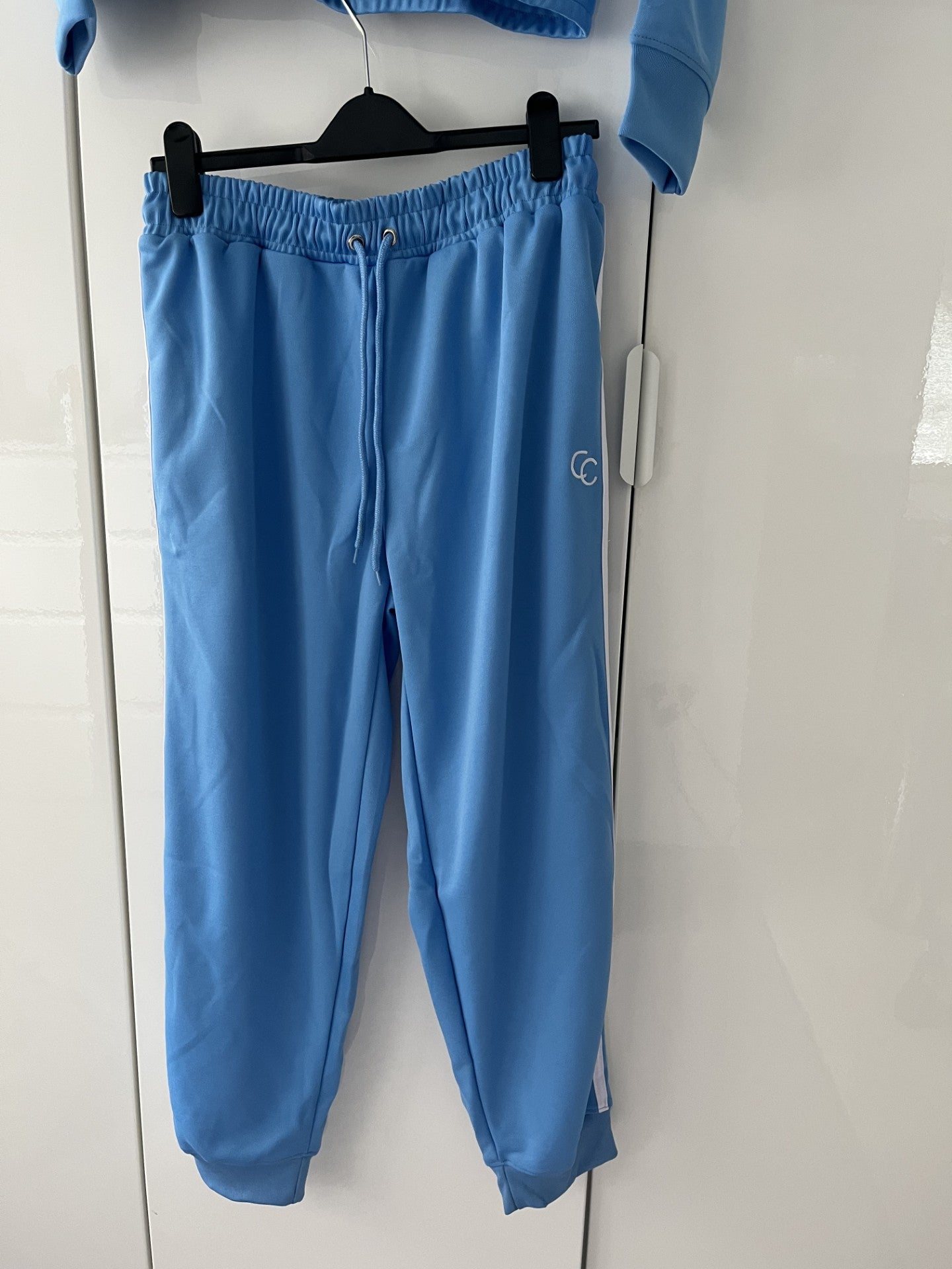 CC Blue Tracksuit with White Stripes